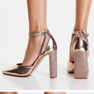 COPY - ASOS Wide Fit Rose Gold Heels